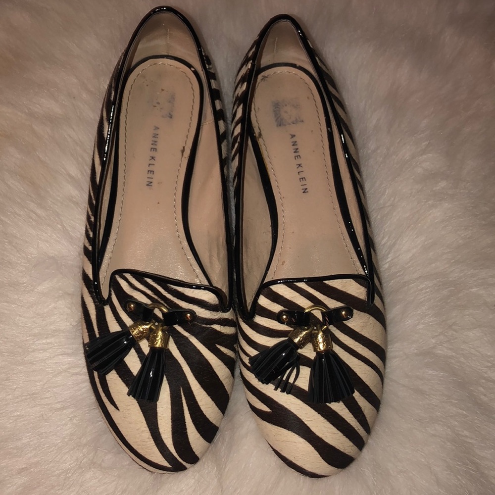 Anne Klein Zebra Flats